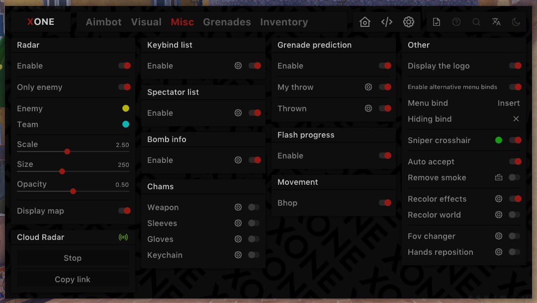  Конфиги для чита XONE CS2: где скачать бесплатно лучшие настройки в 2026