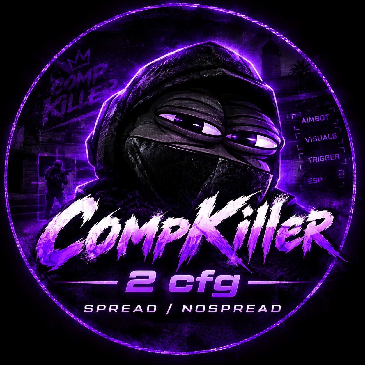🖤 CompKiller optiumm 2 cfg Spread/NoSpread | Officially #1 🏆