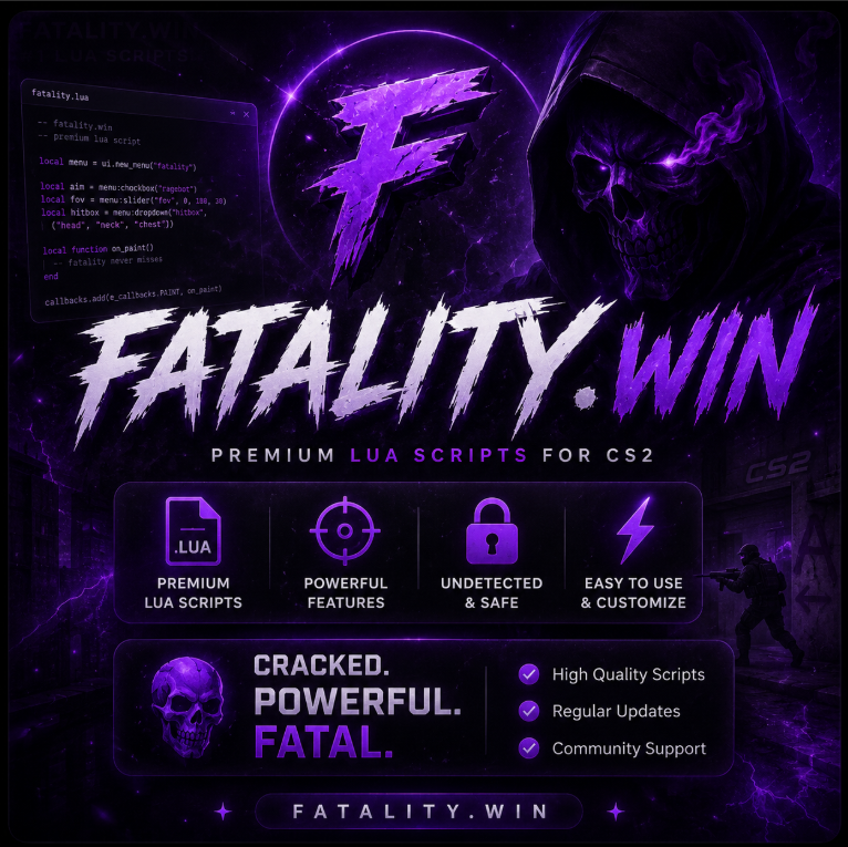 💀fatality.win - LUA PACK | PND, Cloud Helper Beta, ZOV YAW and more...💀