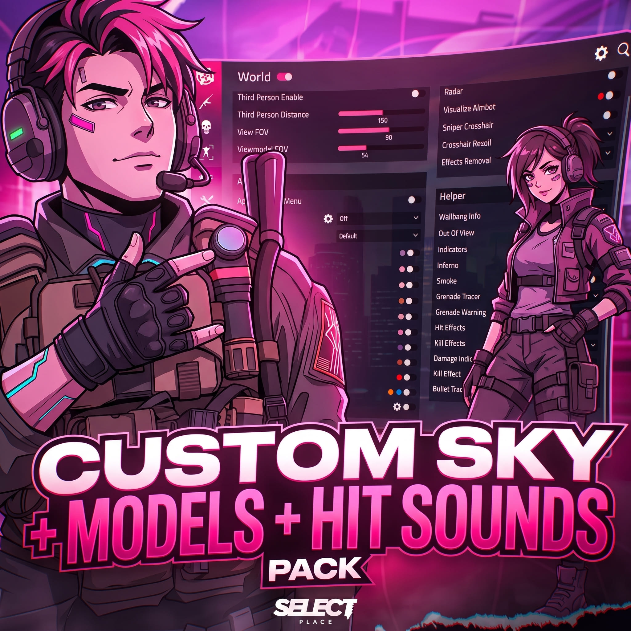 🔮 Custom Visual & Sound Pack | Custom Sky + Models + Hit Sounds 🔮