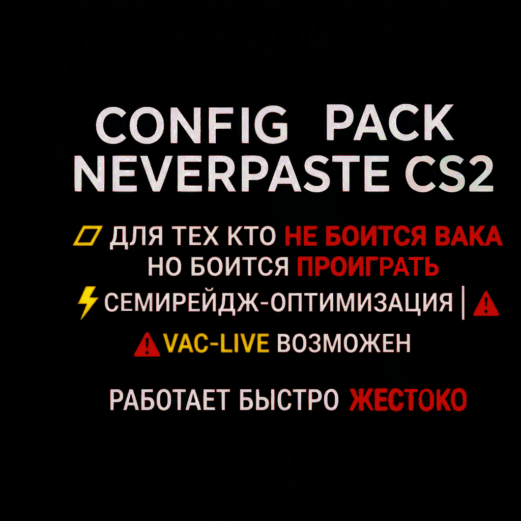 «CONFIG PACK — NEVERPASTE CS2»
